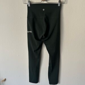 Lululemon Wunder Under 24” Tight Forest Green Size 4